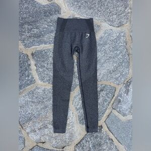 Gymshark Gray Grey and Black Vital Seamless Leggings